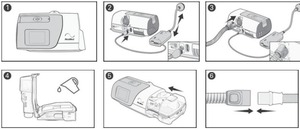 Réservoir d'eau de qualité médicale compatible avec HumidAir 11, AirSense 11, AirCurve 11, fournitures respiratoires CPAP - Product Image 5