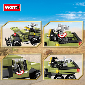 WOMA TOYS - Bloques de Construcción de Armas de Batalla, Modelo Militar del Ejército, Bloques de Construcción Pequeños, Juguete Educativo de Bricolaje para Niños - Product Image 4