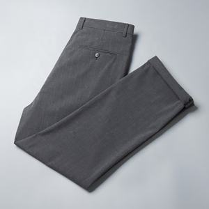 Pantalons décontractés mode affaires pour hommes Pantalons de <span class=keywords><strong>costume</strong></span> formels Pantalons droits rayés pour hommes personnalisés - Product Image 2