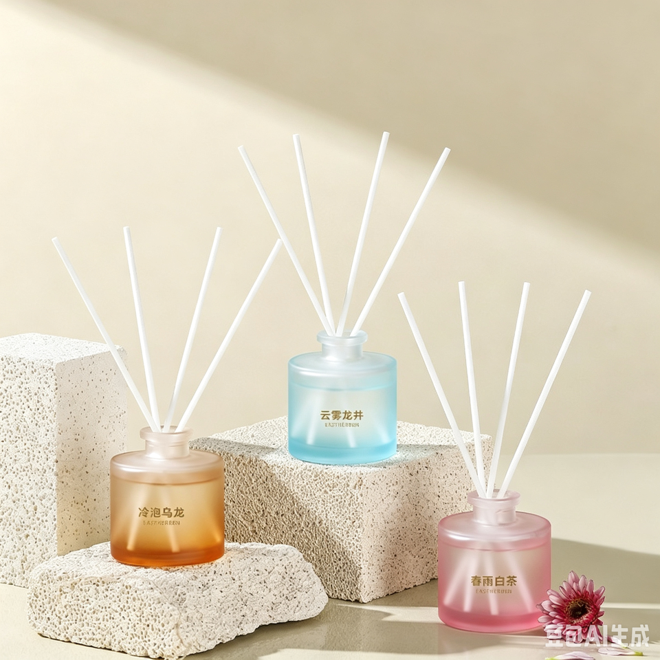 50ml Colored Glass Bottle Reed Diffuser Bottle Empty Bottle for Long ...
