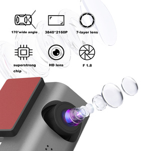 Mini 24 giờ bãi đậu xe giám sát 4K wifi tốt nhất Dash Cam Video Camera xe hộp đen <span class=keywords><strong>Car</strong></span> <span class=keywords><strong>DVR</strong></span> Xe Dash Camera 4K WIFI GPS Dashcam - Product Image 2