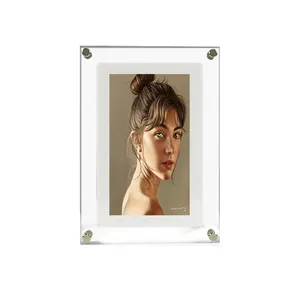 Acryl Frame 4/ 5/7Inch Digitale Fotolijst Met Mp3/Mp4 Speler Multifunctionele Reclame Machine Elektronische Fotolijst