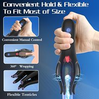 Masturbateur masculin Gelance en TPE, vibromasseur réaliste avec fonction de léchage de langue, texture douce, étanche, jouet sexuel pour hommes, pour la maison/les voyages