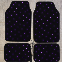 Tapis de voiture Car Stars, imperméables, à fibres optiques, éclairage LED pour voiture, tapis de voiture scintillants avec télécommande par application