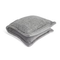 Coussin oculaire lesté personnalisé, pliable et portable, à double tissu avec graines pour la méditation, le yoga et le soulagement des douleurs oculaires