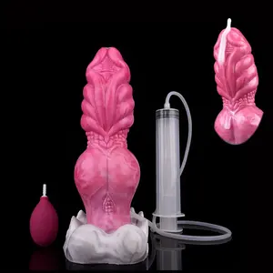 YOCY Silicone drago mostro giocattoli sesso spruzzando rosa Super Dildo realistico per le donne YC-GYZS 2127