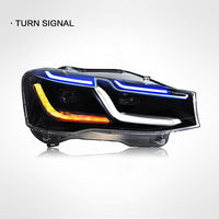 Convient aux assemblages de phares BMW X3 et X4 2011-2018, phares LED modifiés F25 F26 avec feux de jour et clignotants