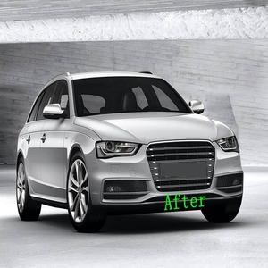 Parrilla Delantera Central ABS Estilo B8.5S4 para A-di <span class=keywords><strong>A4</strong></span>, Piezas de Tuning para Automóviles, para los Años <span class=keywords><strong>2013</strong></span>-2015 - Product Image 4