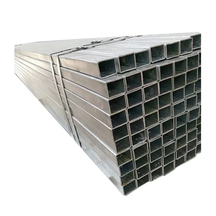hot dip galvanized steel rectangular square tube hollow section price 50mm x 50mm square tube