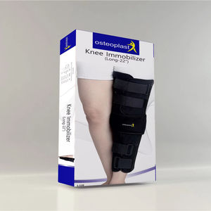 Attelle d'immobilisation du genou Osteoplast longue de 22 pouces, orthèse réglable pour le soutien post-chirurgical et les blessures - Product Image 1