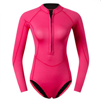 Combinaison intégrale en néoprène 2 mm pour femme, protection UV, combinaison anti-méduse pour le surf, la plongée en apnée et la plongée sous-marine