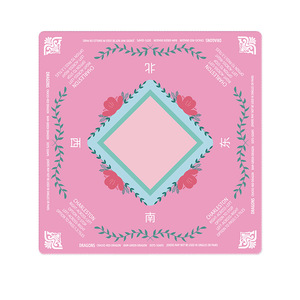 Mantel de Mesa Plegable de Lujo para Mahjong, Ecológico y Duradero, 800x800mm, Tapete para Juegos de Fiesta, Venta Caliente, Novedad de Fábrica - Product Image 5