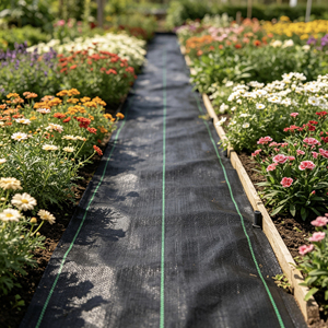 Tender Premium 100gsm Black Mulch Moisture Barrier Ground <strong>Cover</strong> for <strong>Pathway</strong> Africa South America Canada Germany and Yard - Product Image 6