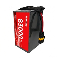 Batterie lithium-ion solide à basse température personnalisable en usine 6S 12S 18S 24S 83000mAh 88000mAh pour drone de transport