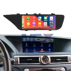 Mcx 12.3 polegada 4 + 32g 64gb tela, android 9.0 samsung 8 cores multimídia navegador dvd rádio player para lexus gs s8k 2012-2019