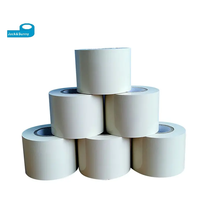 Ruban adhésif non collant en PVC caoutchouc ignifuge, renforcé, résistant à la chaleur et au fréon, beige, pour isolation de conduites de climatisation 8-10