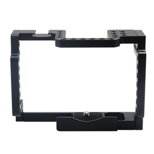 Plataforma de jaula de cámara de aleación de aluminio para <span class=keywords><strong>Canon</strong></span> <span class=keywords><strong>M50</strong></span> / <span class=keywords><strong>M50</strong></span> Mark II Montaje de fabricación de películas de video para accesorios <span class=keywords><strong>M50</strong></span> - Product Image 1
