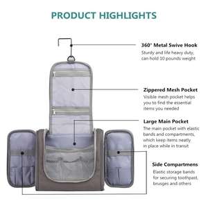 <span class=keywords><strong>Travelsky</strong></span>-trousse de maquillage pour femmes, sac de toilette résistant à l'eau, vente en gros - Product Image 2