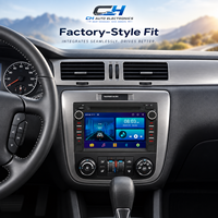 Navigation GPS pour voiture GMC, radio FM, lecteur DVD de voiture, écran HD 7 pouces, processeur 4 cœurs, Android, WiFi, CarPlay sans fil, Android Auto