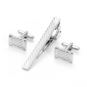 Conjunto <span class=keywords><strong>de</strong></span> gemelos <span class=keywords><strong>de</strong></span> lujo chapados en oro y plata para hombre - Product Image 2