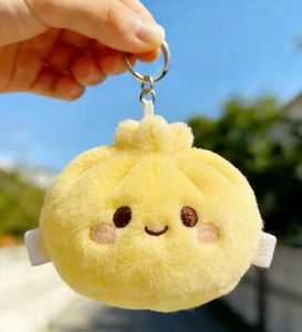 Llavero de peluche con forma de bollo, caja sorpresa, juguete de peluche de bollo al vapor, llavero antiestrés para niños, recuerdos de fiesta - Product Image 5