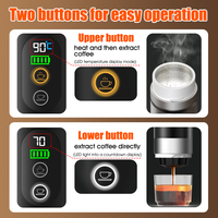 Cafetera Espresso Portátil 2026, Recargable por USB, con Batería, Extracción en Frío y Caliente, para Viajes, con Logotipo Personalizado