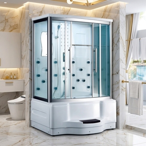 <span class=keywords><strong>Cabina</strong></span> <span class=keywords><strong>Doccia</strong></span> per Adulti <span class=keywords><strong>con</strong></span> Bagno Turco e <span class=keywords><strong>Vasca</strong></span> Idromassaggio - Product Image 5