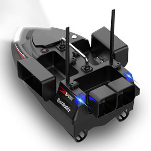 <span class=keywords><strong>Barco</strong></span> Cebador de Pesca Flytec V802 Negro con 4 Tolvas, Control de 500M y Doble Motor Potente - Product Image 3