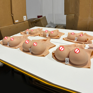 Prótesis de Senos de Silicona, Body con Pechos Falsos, Ropa Interior Transgénero, Pezones y Areolas Realistas para Cosplay, Travestismo - Product Image 1