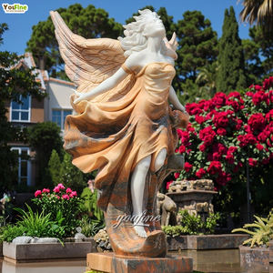 A grandezza naturale di Marmo a Grandezza naturale di Volo di Angelo <span class=keywords><strong>Statua</strong></span> - Product Image 1