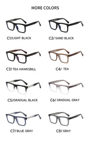 Monturas de Gafas <span class=keywords><strong>Retro</strong></span> TR90 con Protección Anti Luz <span class=keywords><strong>Azul</strong></span> para Todo Tipo de Rostro, Gafas para Computadora, Gafas Ópticas - Product Image 6