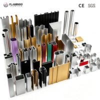 Profils en aluminium personnalisés de la série 6000, couleurs personnalisées, extrusion, revêtement en poudre, profilés en aluminium extrudé anodisé pour l'industrie