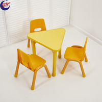 Ensemble table et chaises colorées pour enfants, best-seller, pour garderie, école, mobilier de maternelle et utilisation pour les fêtes