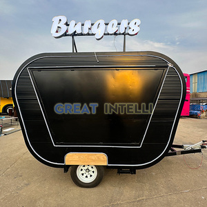 Cupcake Foodtrucks Réfrigérateur mobile avec café Kiosque alimentaire Turquie Remorque chariot à jus électrique sur roues Cuisine extérieure - Product Image 4