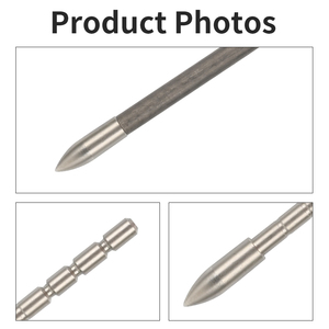 Punte per Frecce SPG Archery 4.2 mm 120gr, Punte in Acciaio Inox per <span class=keywords><strong>Caccia</strong></span> e Tiro con l'Arco, Accessori per Aste in Carbonio - Product Image 6