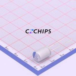 Condensador Sólido SPE1CM821F12OL, Componente de Orificio Pasante (THT), D8xL12mm 820uF 20% 16V 3.5mm - Product Image 1