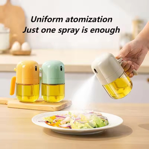 300ml 10oz dễ thương nhà bếp salad công cụ niêm phong thủy tinh tưới nước có thể & gia vị phun dầu rò rỉ bằng chứng cho nấu ăn - Product Image 2