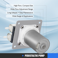 Pompe doseuse péristaltique sans balais LEFOO haute stabilité 24 V CC 2-270 ml/min, pompe péristaltique de qualité alimentaire pour machines à boissons