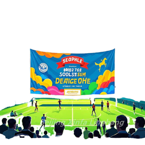 Tùy Chỉnh In Ấn Bất kỳ Kích Thước Lớn 100% Polyester Treo Biểu Ngữ Thể Thao Lớn & Khuyến Mãi Cờ Và Biểu Ngữ - Product Image 3