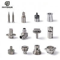Eje Delgado de Precisión, Diámetro Exterior de 5 mm a 25 mm, Eje de Acero Inoxidable Mecanizado Suizo, Piezas de Torneado CNC