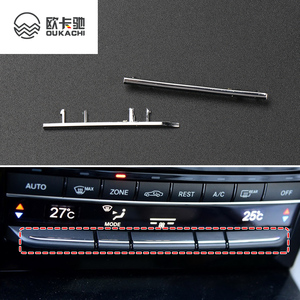 Garniture de décoration de boutons de climatisation de Console de voiture polonaise pour Mercedes Benz classe E W212 2009-2015 accessoires intérieurs - Product Image 1