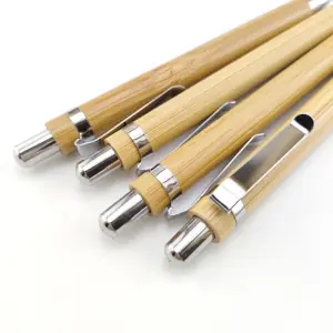 Sales Bamboo Pen Environmental Protection Ballpoint Pen Set Gift Pen Custom LOGO