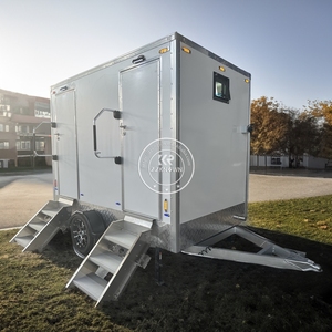 Salle de bain mobile de luxe 2025, 10 cabines, remorque de toilettes portables avec douches, toilettes portables de luxe - Product Image 2
