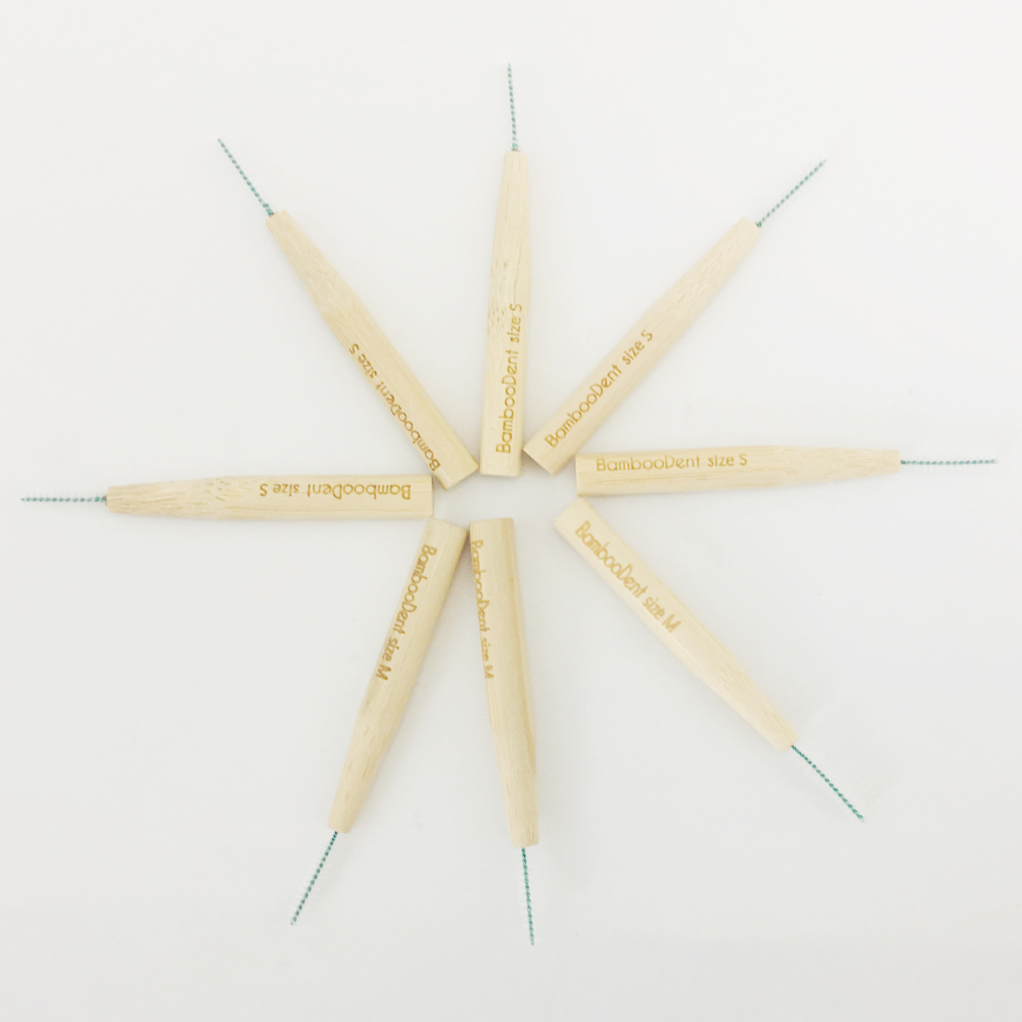 Экологически чистые деревянные межзубные палочки из бамбука OEM