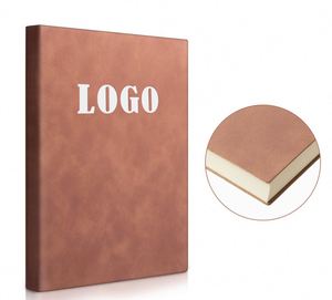 Custom A5 Hardcover PU Leather Business Office Notebook with Thermal Binding 100 Sheets-<b>Gift</b> Option - Product Image 1