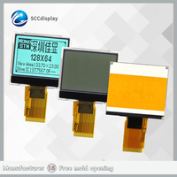 Module d'affichage graphique SPI SCCdisplay COG JXD12864-6601 à haute performance, résolution 128x64, écran LCD FSTN avec rétroéclairage blanc, petit format