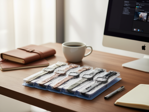 Smartwatch Hyf Fashion con Cinturino in Pelle Multicolore, Cassa Rotonda in Plastica, Bluetooth, Unisex - Product Image 2