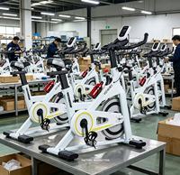 Vélo d'exercice vertical intelligent personnalisé avec résistance magnétique, surveillance de la fréquence cardiaque, charge maximale de 150 kg - Modèle YD-690