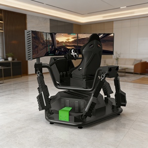 Nuovo Design Moderno di Simulatore di Guida con Cockpit Elegante e Ritagli Geometrici per un Look Industriale e <span class=keywords><strong>Sportivo</strong></span> - Product Image 2