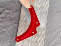 Échelle pliante moderne en aluminium 2x7 marches, type A, de qualité résidentielle, larges marches rivetées, antidérapante, antirouille, capacité 150 kg, conception sécurisée